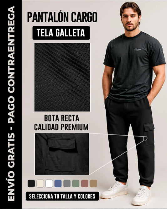 Pantalon Cargo Texturizado