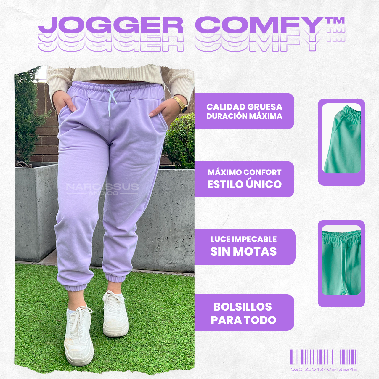 Jogger Comfy™ - Dama – Narcissus & Co